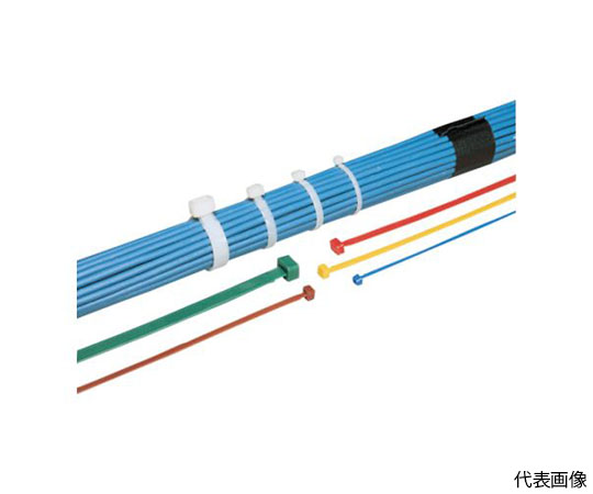 62-0351-65 スタストラップ ナイロン結束バンド ナチュラル （1000本入