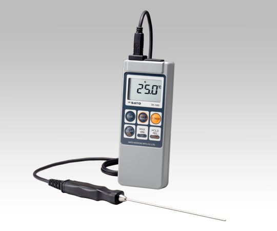 デジタル温度計　センサ付＋トレサビリティー書類一式（4点セット）　SK-1260