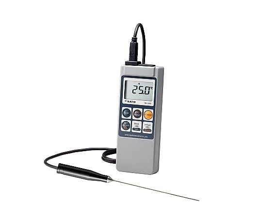 デジタル温度計　センサ付＋トレサビリティー書類一式（4点セット）