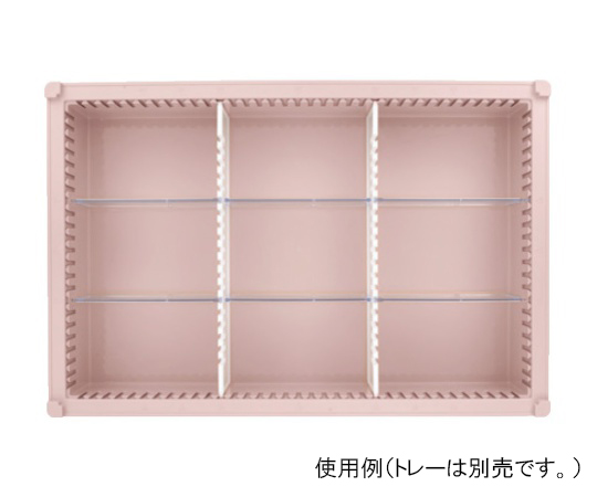 仕切板Bセット　トレー64-10タイプ（深さ10cm）用　耐熱・制電タイプ