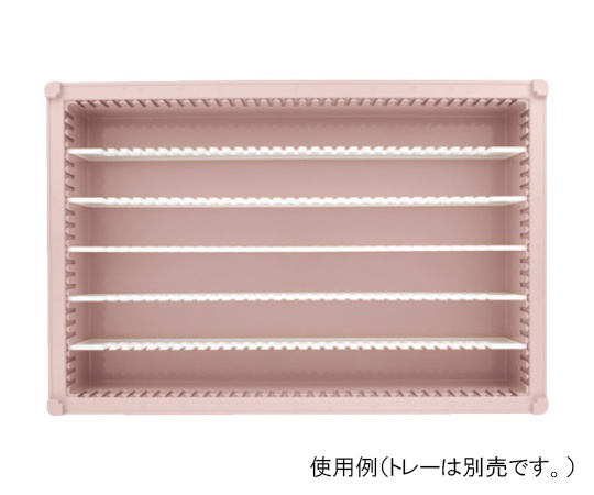 仕切板Fセット　トレー64-10タイプ（深さ10cm）用　耐熱・制電タイプ