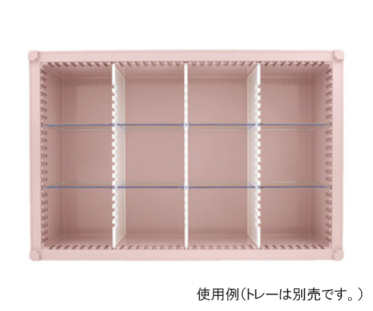 仕切板Aセット　トレー64-17タイプ（深さ17cm）用　耐熱・制電タイプ