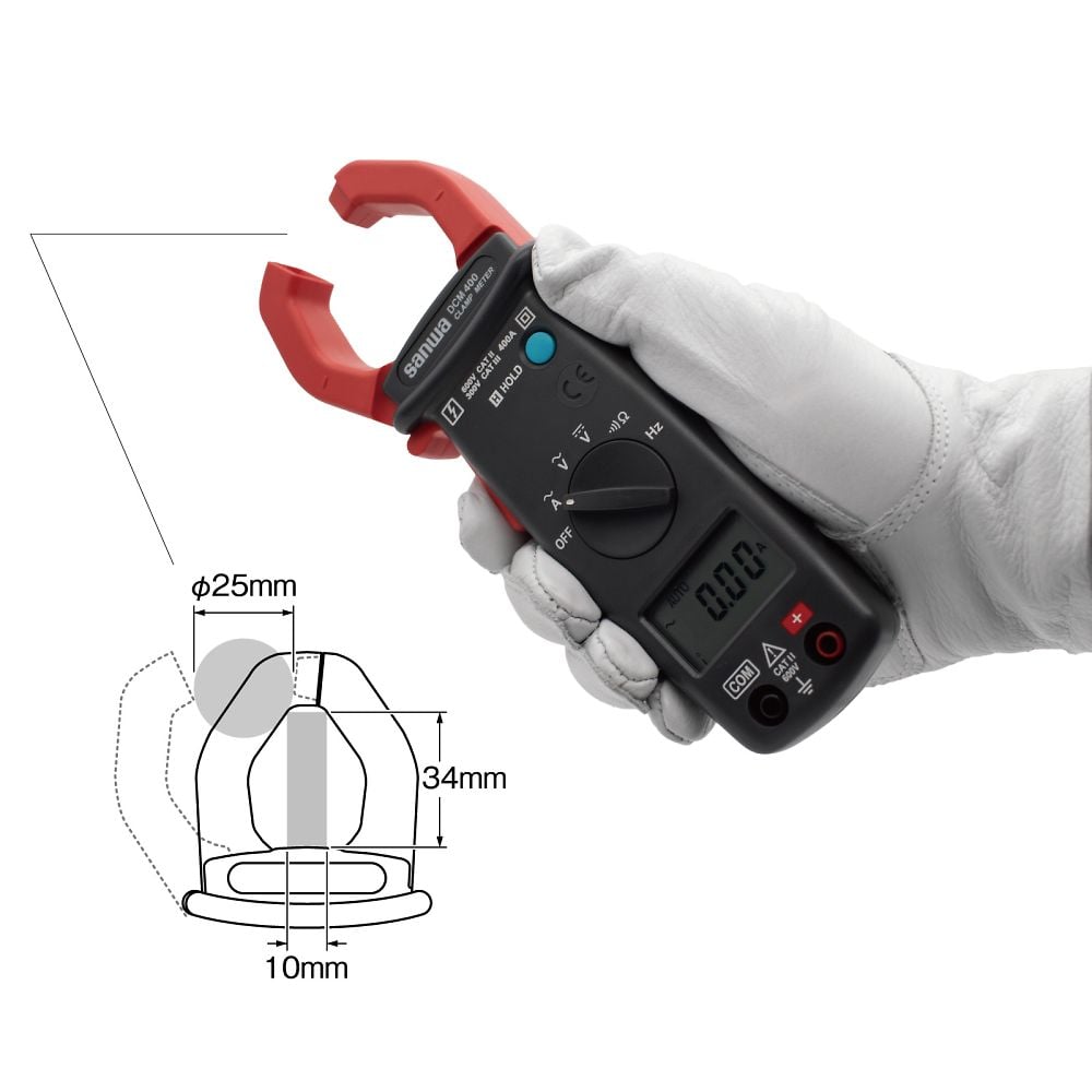 クランプメーター　ＡＣ専用　校正書類３点（新品校正）　DCM400