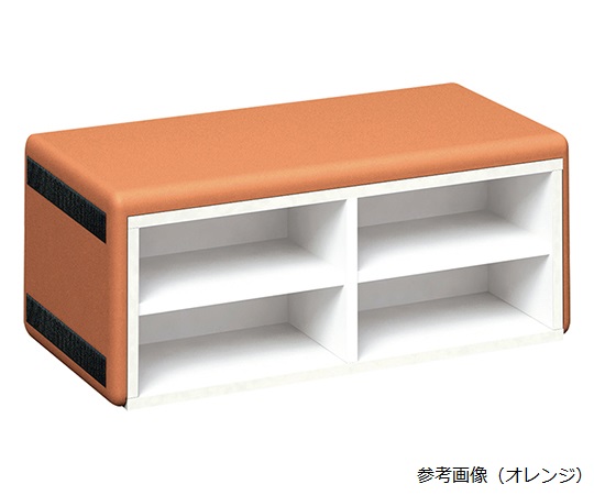 スクエアD450シューズベンチ 空色