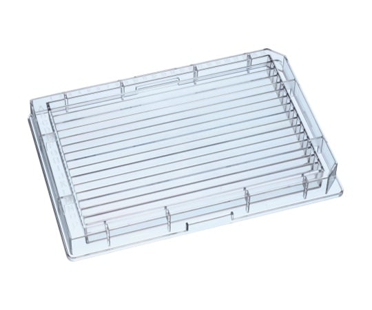 16列リザーバ 平底 PP フタ付き 滅菌済 1箱（20枚入）