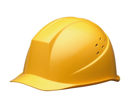 62-0946-42 ABS製ヘルメット(KP・通気孔) ホワイト SC-11BVRA-KP-W