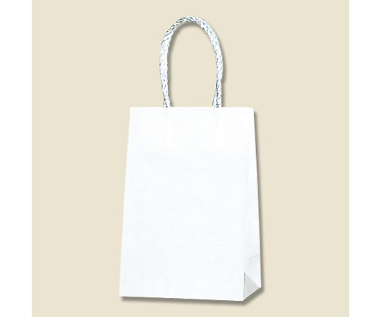 HEIKO 紙袋 スムースバッグ 16-2 白無地 25枚 003137800