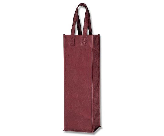 HEIKO 不織布手提げ袋 Fバッグ ワイン用 エンジ 10枚