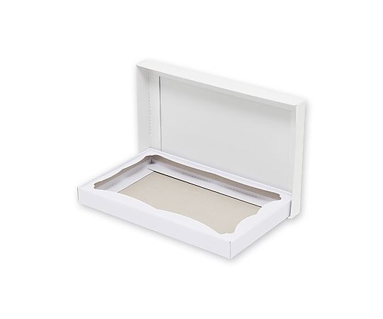 HEIKO 箱 デラックス白無地箱(エスプリ) ハンカチ用 S-2F 深 10枚入