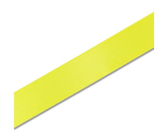 HEIKO シングルサテンリボン 36mm幅×20m巻 黄色 001420302