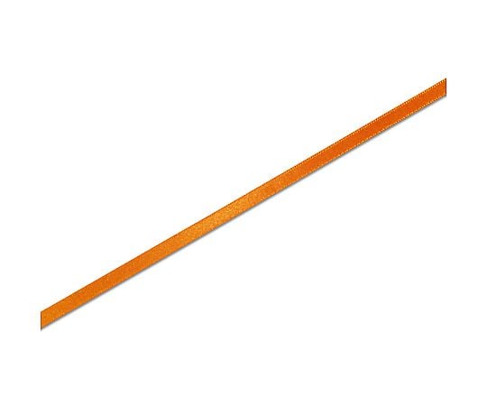 HEIKO シングルサテンリボン 6mm幅×20m巻 オレンジ