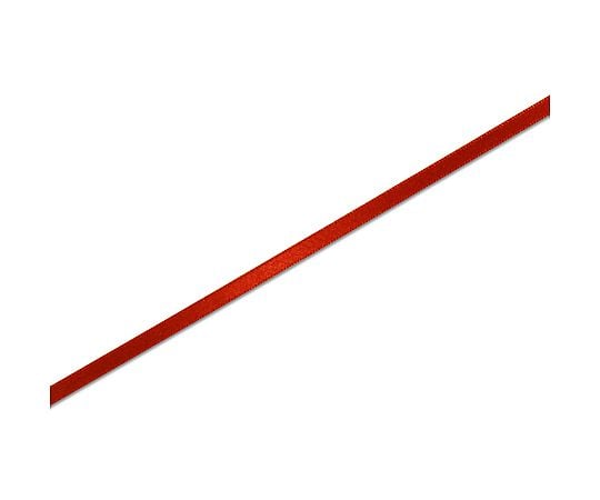 HEIKO シングルサテンリボン 6mm幅×20m巻 アカ