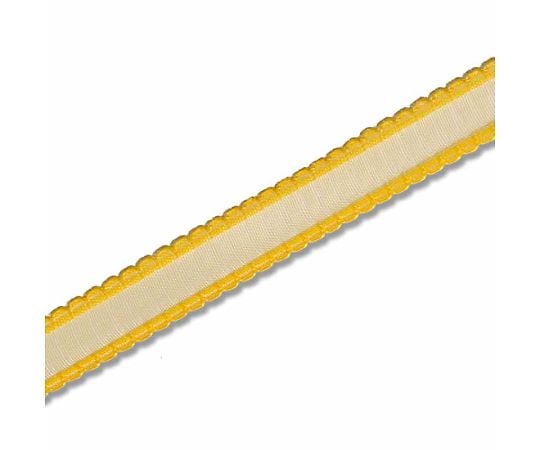 HEIKO ピコットリボン 15mm幅×20m巻 黄色　001411702