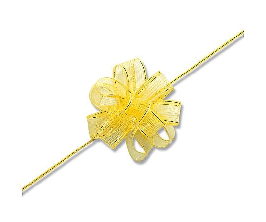 HEIKO ワンタッチフラワーリボン 17mm幅×20m巻 黄色