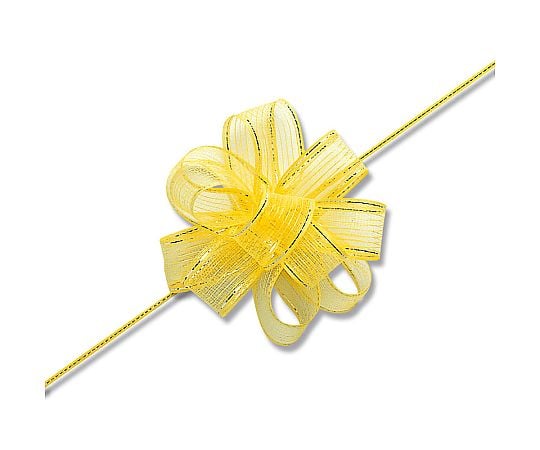 HEIKO ワンタッチフラワーリボン 24mm幅×20m巻 黄色