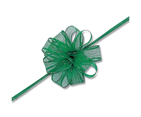 HEIKO ワンタッチフラワーリボン 24mm幅×20m巻 緑