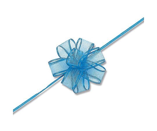 HEIKO ワンタッチフラワーリボン 17mm幅×20m巻 水色