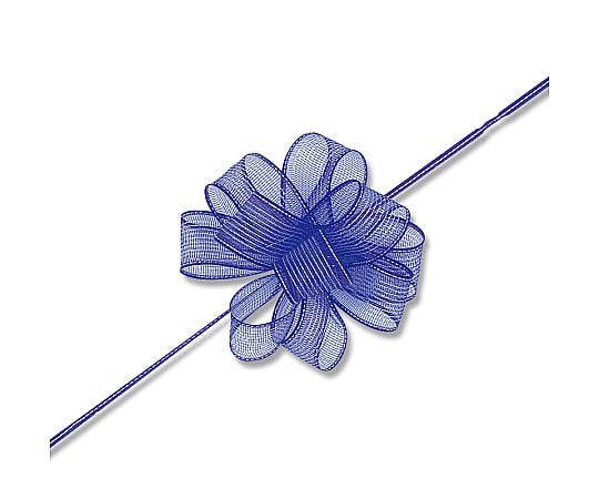 HEIKO ワンタッチフラワーリボン 24mm幅×20m巻 紫