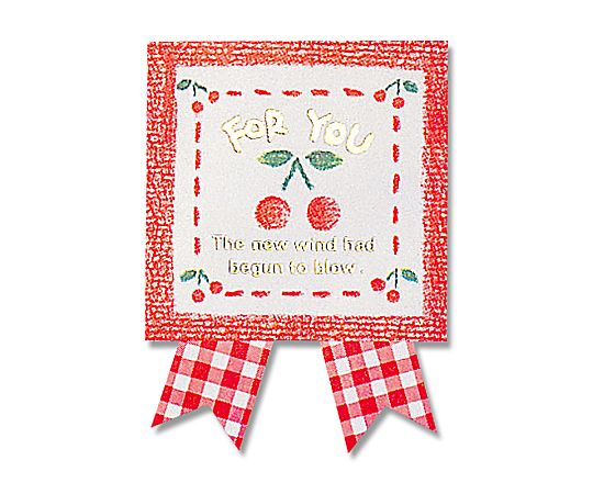 HEIKO ギフトシール チェリーステッチ 36片