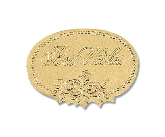 HEIKO ギフトシール(ロールシール) ベストウィッシュ金 M 500片