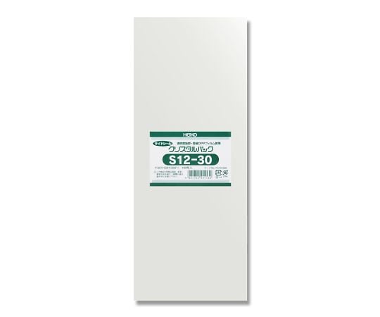 HEIKO OPP袋 クリスタルパック S12-30（サイドシール） 100枚 006734300