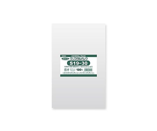 HEIKO OPP袋 クリスタルパック S19-30(サイドシール) 100枚