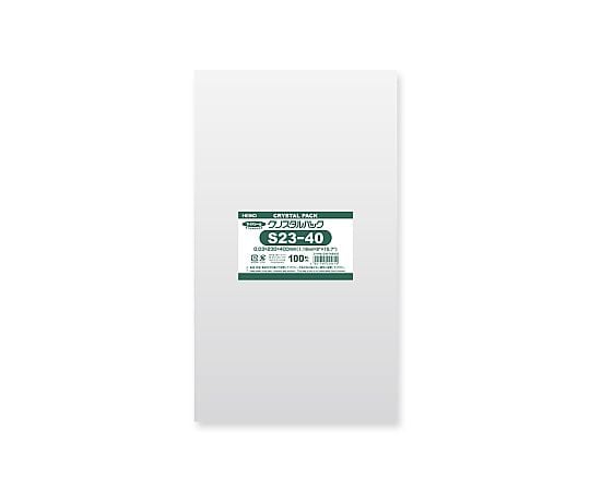 HEIKO OPP袋 クリスタルパック S23-40 (サイドシール) 100枚
