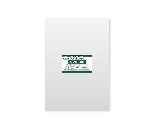 HEIKO OPP袋 クリスタルパック S28-40 (サイドシール) 100枚