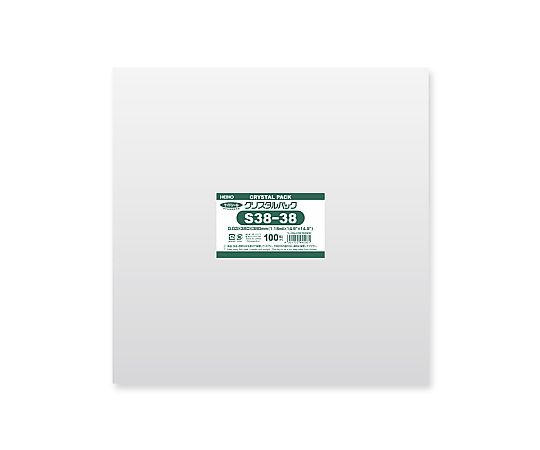 HEIKO OPP袋 クリスタルパック S38-38 (サイドシール) 100枚