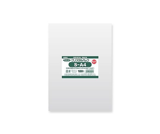 HEIKO OPP袋 クリスタルパック 04S-A4 (サイドシール) 厚口04タイプ 100枚