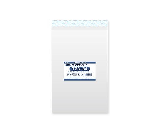 HEIKO OPP袋 クリスタルパック T-23-34(テープ付き) 100枚