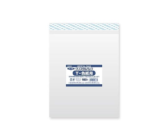 HEIKO OPP袋 クリスタルパック T-色紙用 (テープ付き) 100枚