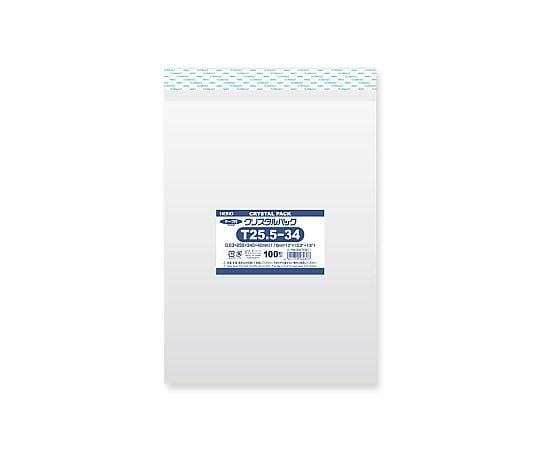 HEIKO OPP袋 クリスタルパック T-25.5-34(テープ付き) 100枚