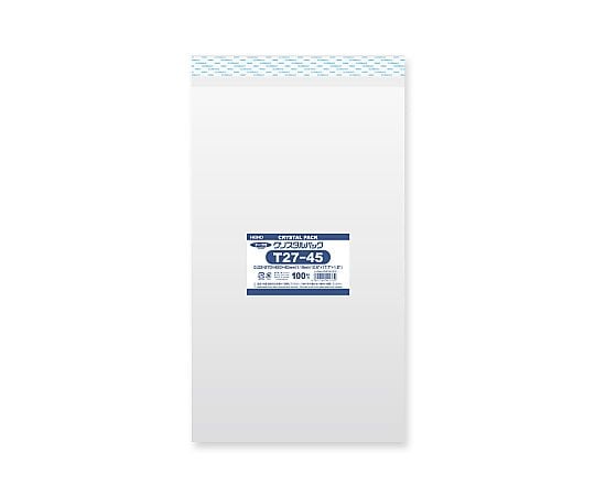 HEIKO OPP袋 クリスタルパック T27-45 (テープ付き) 100枚