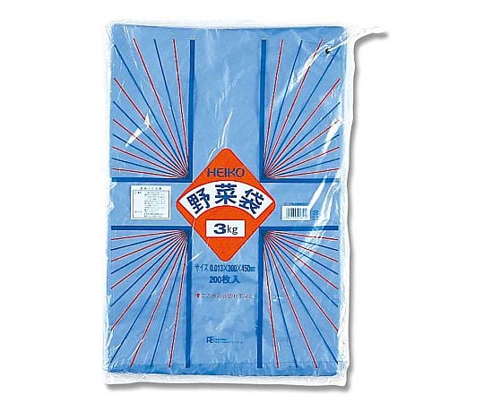 HEIKO ポリ袋 野菜袋(無地) 3kg・5kg用 3kg用 200枚