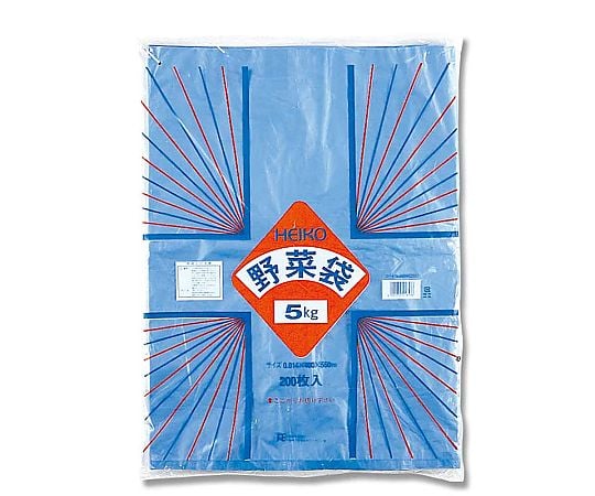 HEIKO ポリ袋 野菜袋(無地) 3kg・5kg用 5kg用 200枚