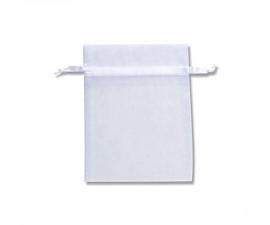 オーガンジーバッグ 平袋タイプ M ホワイト(WH) 10枚