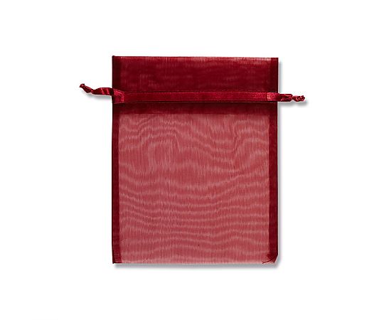 オーガンジーバッグ 平袋タイプ M ワイン(WN) 10枚