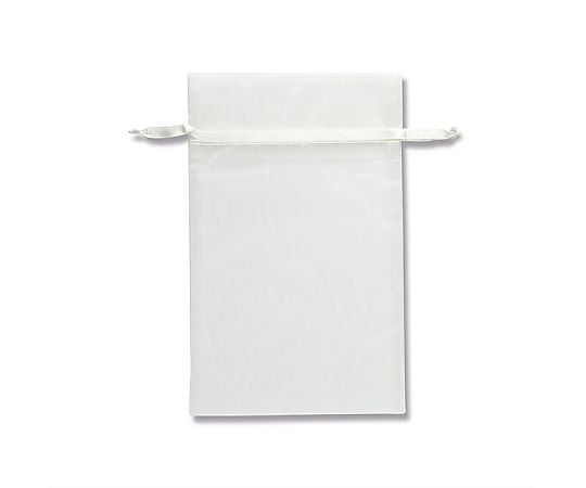 オーガンジーバッグ 平袋タイプ L アイボリー(IV) 10枚