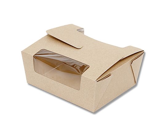 食品容器 窓付きフードBOX L クラフト 20枚