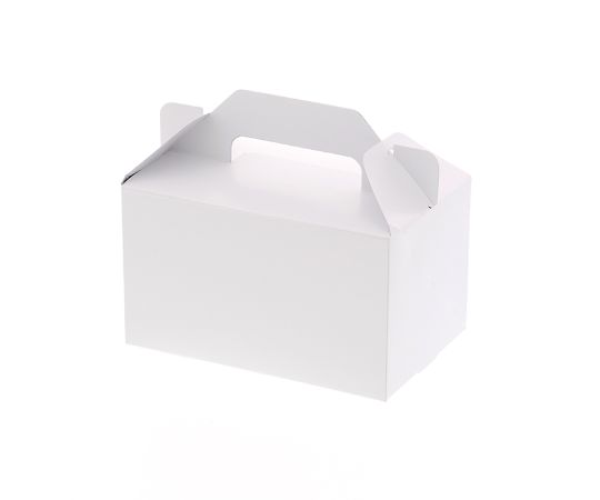 HEIKO 箱 キャリーケース ホワイト 4×6 ケーキ4～5個用 25枚 004247301