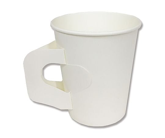 HEIKO ペーパーカップ 7 ホワイト ハンドル付 100個