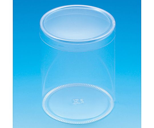 62-1017-32 箱 クリスタルボックス PET円筒ケース 80×100 10個