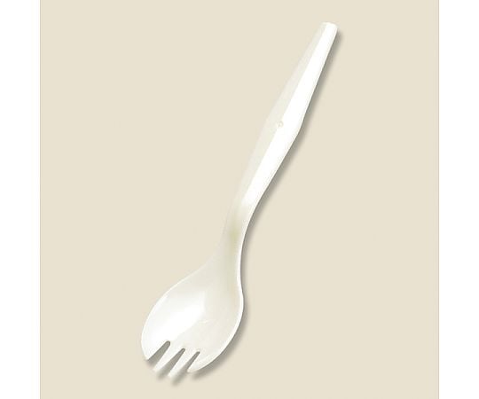 フォークスプーン #140W 14cm白 バラ(個包装なし) 500本