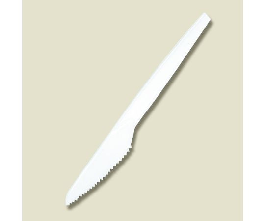 特中ナイフ 16cm 白 バラ（個包装なし） 500本 004636721