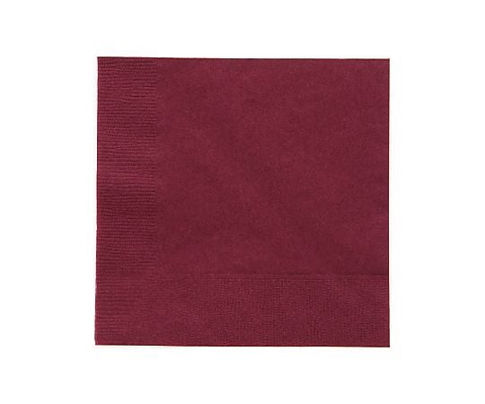 カラー2PLYナプキン ワインレッド 約25cm 50枚