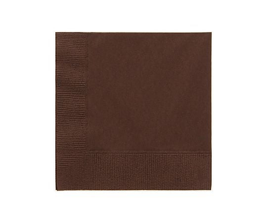 カラー2PLYナプキン チョコレート 約25cm 50枚