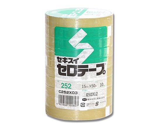 セロテープ No.252 15mm×50m巻 10巻