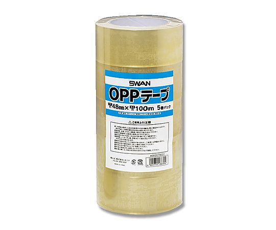 スワン OPPテープ 48mm×100m巻 5巻