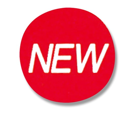 62-1031-62 HEIKO タックラベル(シール) No.176 「NEW」 12mm 500片 007062782